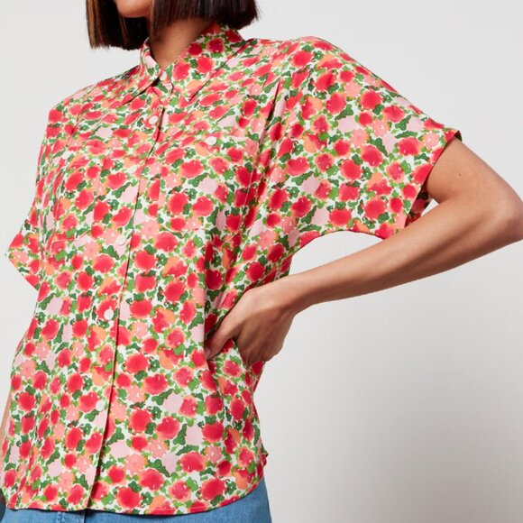 A.P.C. Zoe Pink Shirt (size 38) - Picture 2 of 10